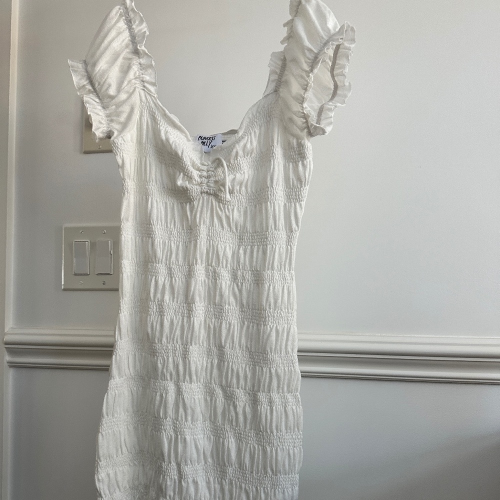 Princess Polly Barley Worn White Body Con Dress